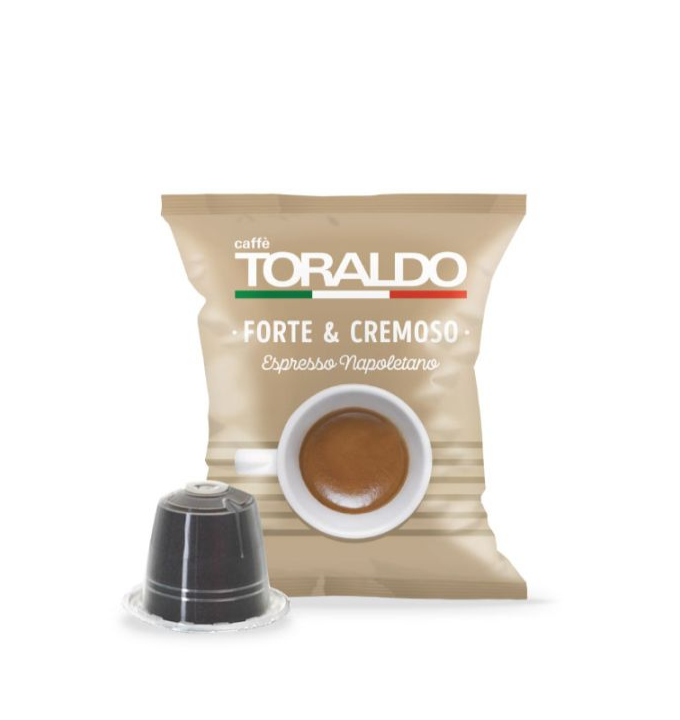 Capsule Toraldo Compatibili Nespresso®* Miscela Forte e Cremoso – 100 Capsule