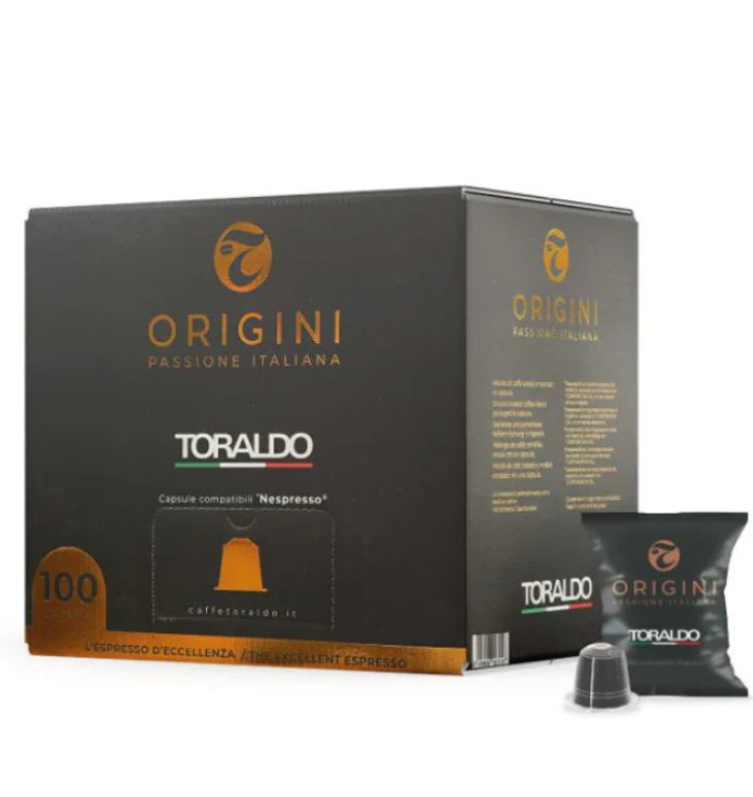 Capsule Toraldo Compatibili Nespresso®* Origini – 100 Capsule