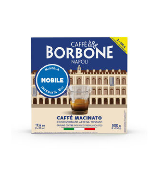 Moka Borbone miscela Nobile confezione BIPACK da 2x250gr