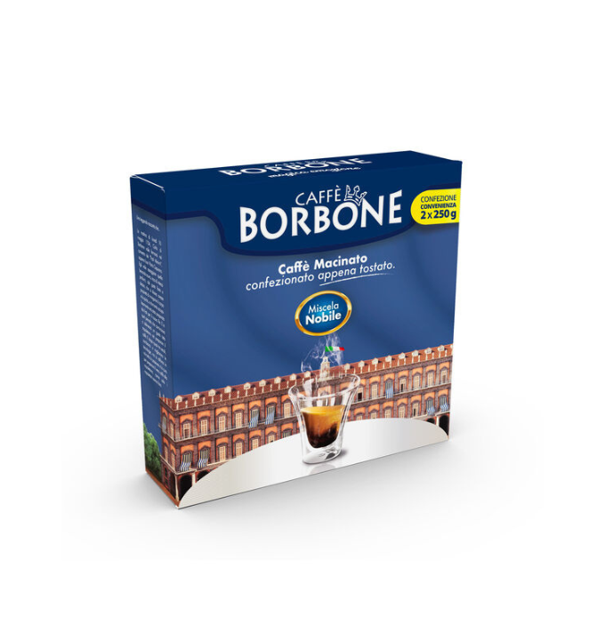 Caffè Macinato Miscela Nobile 500 g di Caffè Borbone