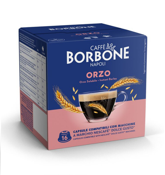 16 Capsule Borbone Per ORZO SOLUBILE