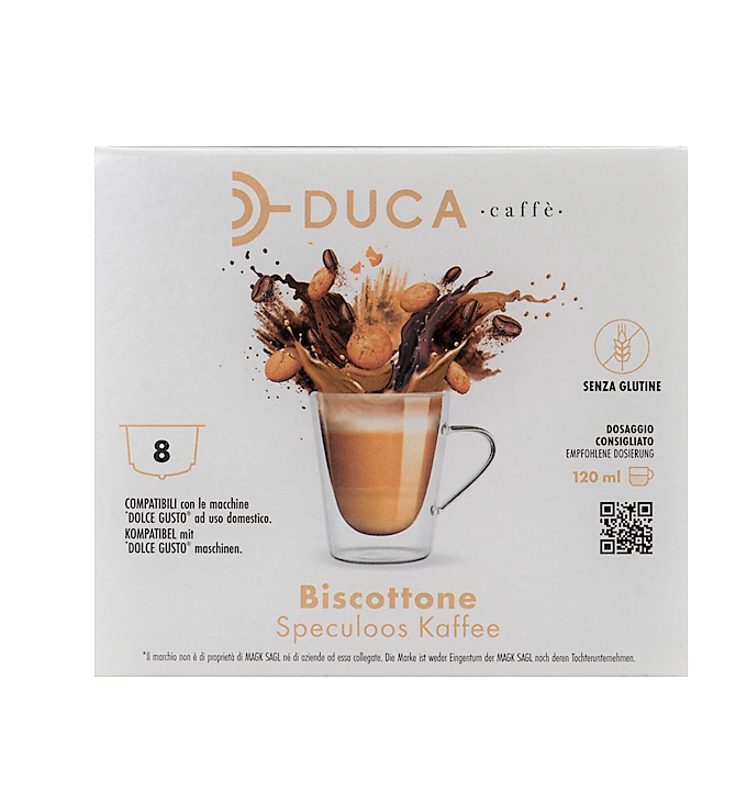 Capsule Duca Caffè compatibili Dolce Gusto ® BISCOTTONE 8 pz.